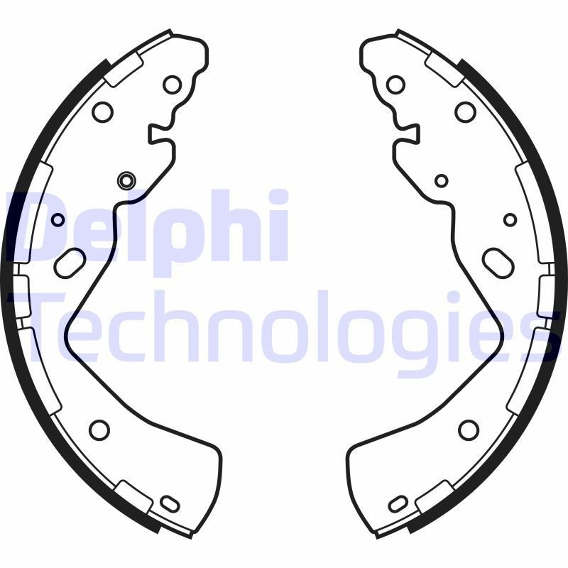 DELPHI LS2143: Piduriklotside komplekt