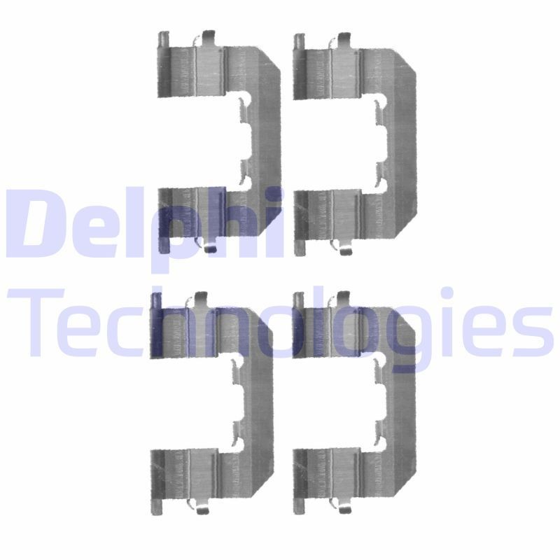 DELPHI LX0653: Lisakomplekt, ketaspiduriklotsid