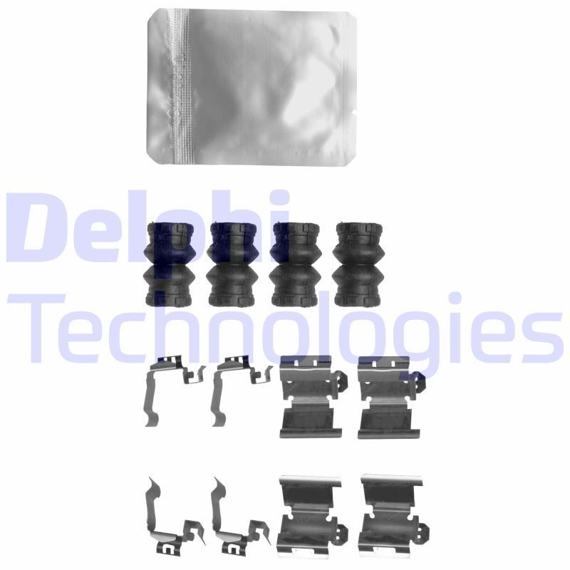 DELPHI LX0657: Lisakomplekt, ketaspiduriklotsid