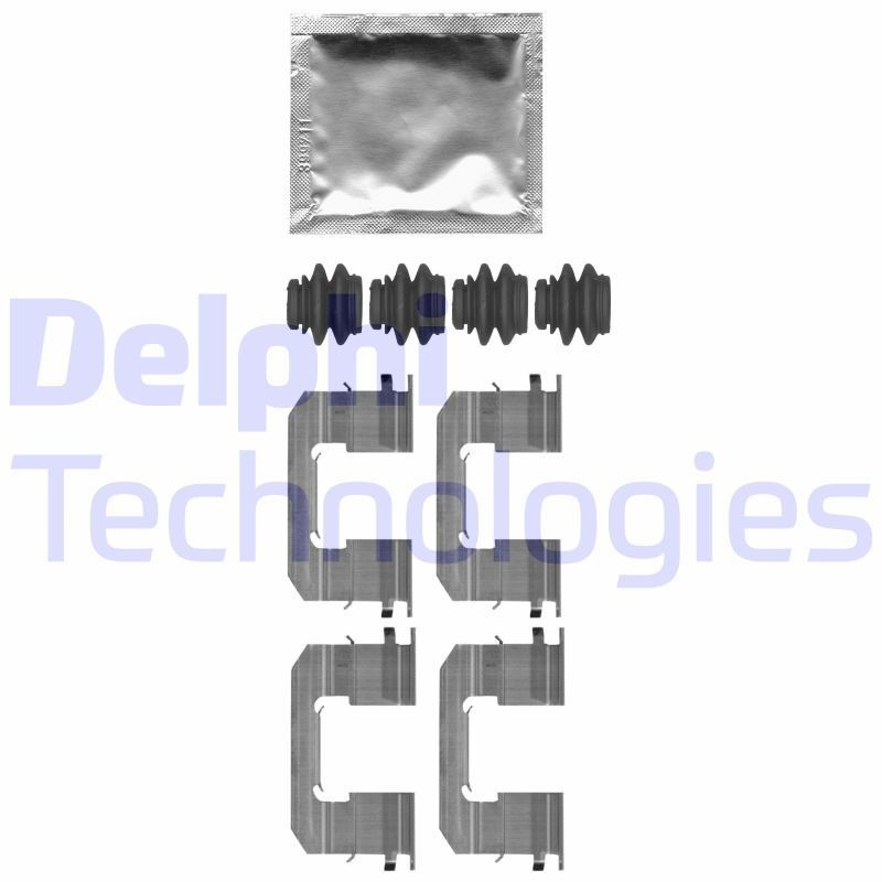 DELPHI LX0663: Lisakomplekt, ketaspiduriklotsid