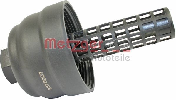 METZGER 2370007: Capac, carcasa filtru ulei GREENPARTS fără filtru de ulei