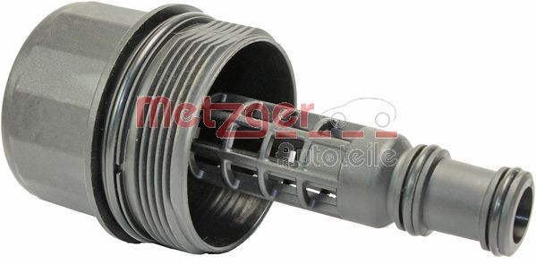 METZGER 2370014: Capac, carcasa filtru ulei GREENPARTS cu etansare, fără filtru de ulei