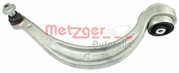 METZGER 58102901: Brat, suspensie roata Axa fata stanga, partea de jos, spate, cu articulatie de sarcina/ghidare, cu bucsa de cauciuc, COMPETENCE KIT