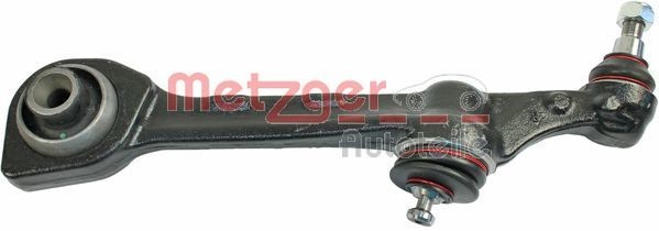 METZGER 58103602: Bras de suspension Essieu avant droit, inférieur, arrière, avec rotule de suspension, avec support en caoutchouc, COMPETENCE KIT