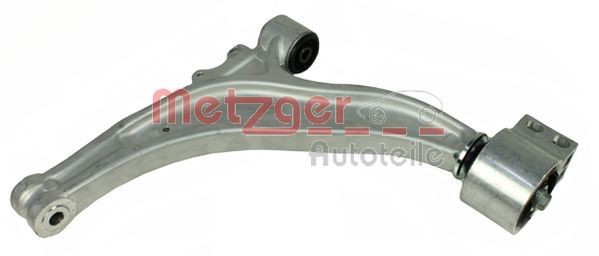 METZGER 58104802: Brat, suspensie roata COMPETENCE KIT Axa fata dreapta, cu articulatie de sarcina/ghidare, cu bucsa de cauciuc