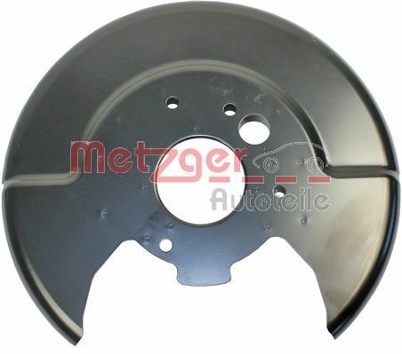 METZGER 6115118: Dubļu sargs, Bremžu disks Aizm. tilts labajā pusē