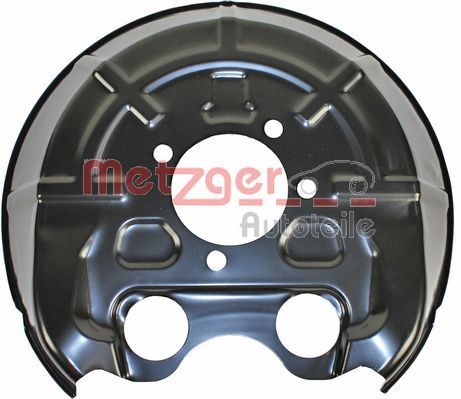 METZGER 6115119: Dubļu sargs, Bremžu disks Aizm. tilts kreisajā pusē