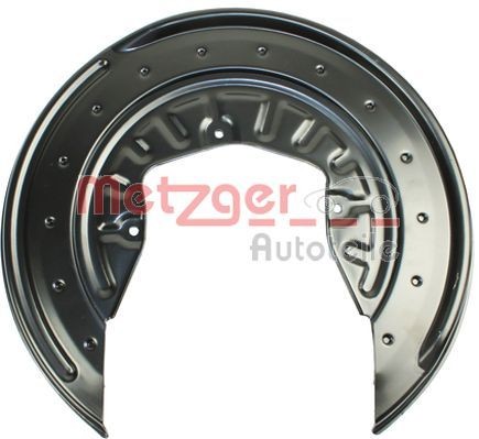 METZGER 6115123: Dubļu sargs, Bremžu disks Aizm. tilts kreisajā pusē