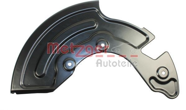 METZGER 6115125: Dubļu sargs, Bremžu disks Priekšējais tilts pa kreisi