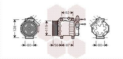 VAN WEZEL 1800K431: Kliimakompressor *** IR PLUS ***