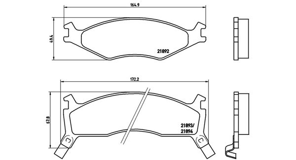 MAGNETI MARELLI 363700430006: Piduriklotsid
