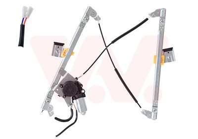 VAN WEZEL 1858262: Stikla pacelšanas mehānisms priekšā pa labi, elektrisks, ar elektromotoru