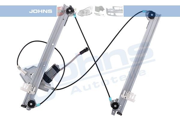 JOHNS 60 22 41-25: Fönsterhiss vänster fram, elektrisk, med elmotor