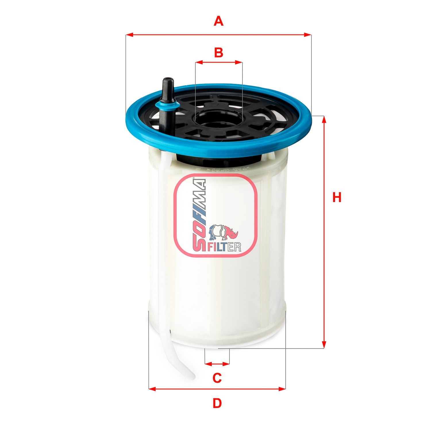 SOFIMA S 0H2O NE: Filtru combustibil