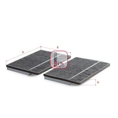 SOFIMA S 4294 CA: Filtru, aer habitaclu Filtru carbon activ