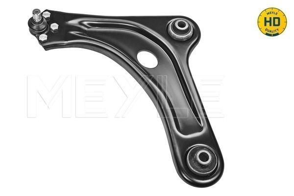 MEYLE 11-16 050 0081/HD: Brat, suspensie roata Axa fata stanga, partea de jos, tabla de otel, cu articulatie de sarcina/ghidare, cu bucsa de cauciuc, Quality