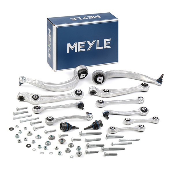 MEYLE 116 050 0190/HD: Kit brațe Axa fata dreapta, Axa fata stanga, cu material de atașare/fixare, Quality