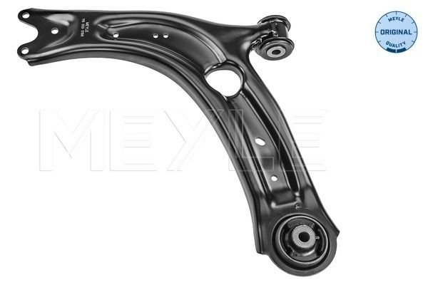 MEYLE 116 050 0195: Braccio oscillante, sospensione ruota Assale anteriore Sx, Lamiera d'acciaio, senza snodo portante/di guida, con cuscinetto in gomma, ORIGINAL Quality