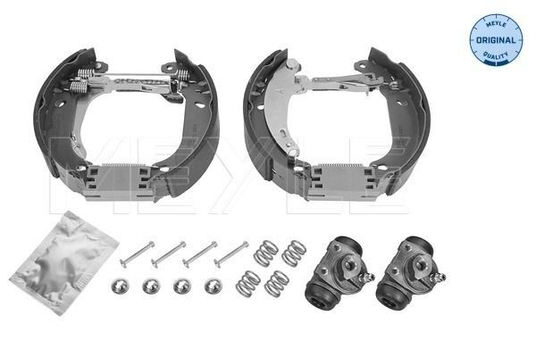 MEYLE 16-14 533 0022: Set frana, frana tambur puntea spate, cu cilindru receptor frâna, cu pârghie, cu acceasorii, ORIGINAL Quality