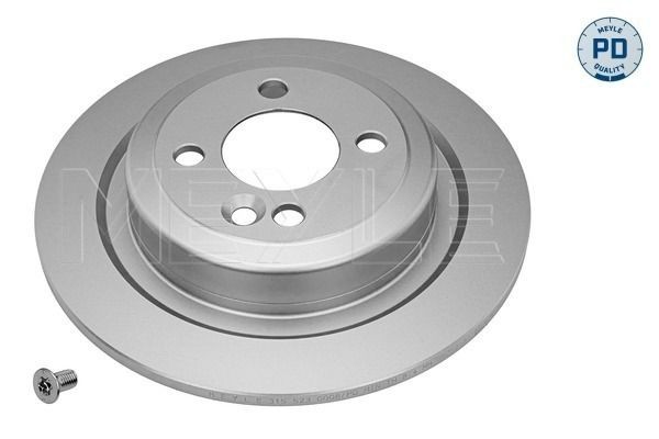 MEYLE 315 523 0008/PD: Disc de frână MEYLE-PD: Advanced performance and design. puntea spate, Ř: 279,8mm, plin, Ř: 279,8mm, Lamele acoperite cu zinc, cu suruburi