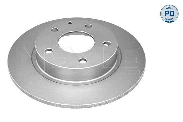 MEYLE 35-15 523 0019/PD: Piduriketas MEYLE-PD: Advanced performance and design. Tagasild, Ø: 265mm, täis, Ø: 265mm, Tsink-lamell-kattega