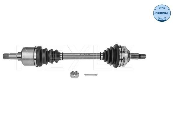 MEYLE 40-14 498 0077: Piedziņas vārpsta Priekšējais tilts pa kreisi, 641mm, ORIGINAL Quality