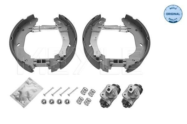 MEYLE 714 533 0017: Set frana, frana tambur puntea spate, cu pârghie, cu cilindru receptor frâna, cu acceasorii, ORIGINAL Quality