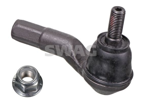 SWAG 30 10 2244: Hlava příčného táhla řízení pravá přední náprava, 94mm, s pojistnou maticí