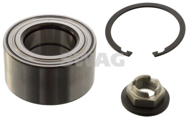 SWAG 50 10 1362: Kit cuscinetto ruota Assale anteriore, con dado asse, con anello sicurezza