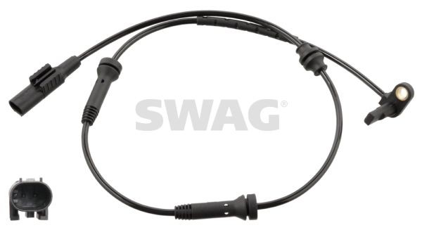 SWAG 70 10 2225: Senzor, turatie roata Axa fata stanga, Axa fata dreapta, 815mm