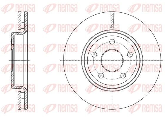 REMSA 61668.10: Piduriketas Esisild, Ø: 330mm, õhutusega, Ø: 330mm