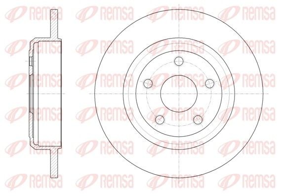 REMSA 61669.00: Piduriketas Tagasild, Ø: 330mm, täis, Ø: 330mm