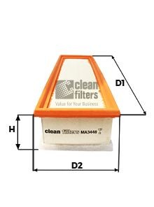 CLEAN FILTER MA3448: Õhufilter