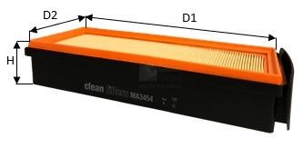 CLEAN FILTER MA3454: Õhufilter