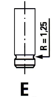 IPSA VL225100: Soupape d'admission Siège de vanne revêtu Stellite