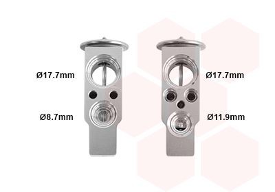 VAN WEZEL 37001411: Supapa expansiune, clima