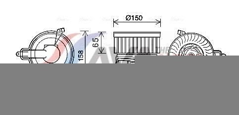 AVA COOLING SYSTEMS BWK567: Compresor AC cu ambreiaj magnetic