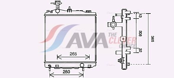 AVA COOLING SYSTEMS FDK636: Kompresor, klimatizace