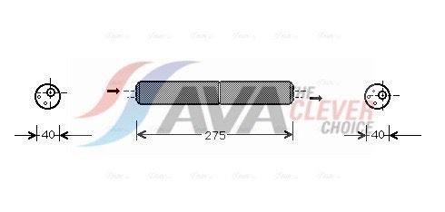 AVA COOLING SYSTEMS VN3264: Õliradiaator, roolimine