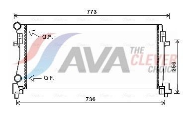 AVA COOLING SYSTEMS VNA2340: Ψυγείο, ψύξη κινητήρα ** CLEVER FIT **
