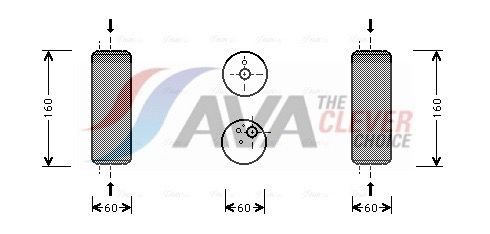 AVA COOLING SYSTEMS VND014: Kuivati, kliimaseade R134a, R134
