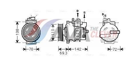 AVA COOLING SYSTEMS VNK318: Compressore aria condizionata