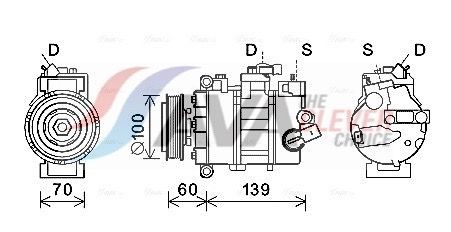 AVA COOLING SYSTEMS VNK356: AC-kompressor