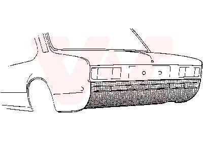 VAN WEZEL 3723.35: Galinis skydas