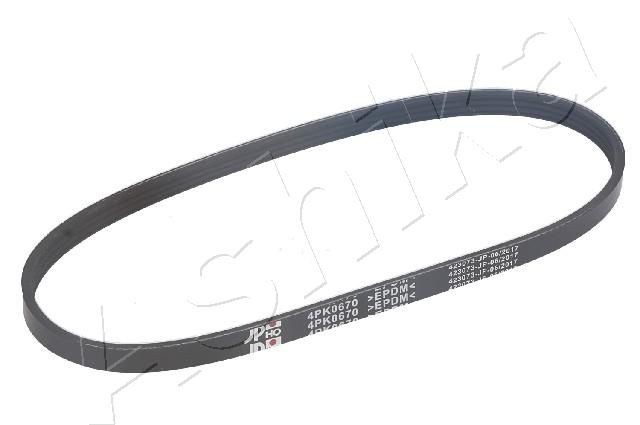 ASHIKA 112-4PK670: Soonrihm 670mm, Ribide arv: 4