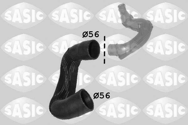 SASIC 3334025: Kompressoriõhuvoolik Kompressoriõhu radiaator, Sissepääs