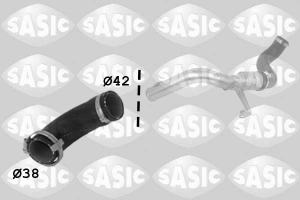 SASIC 3336214: Kompressoriõhuvoolik Väljapääs