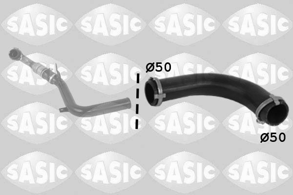 SASIC 3336229: Kompressoriõhuvoolik Kompressoriõhu radiaator, Sissepääs