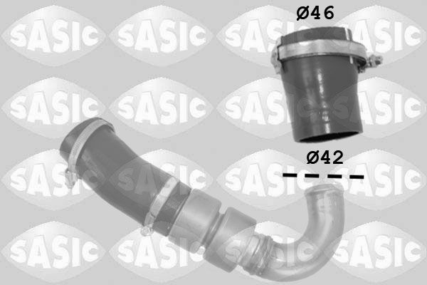 SASIC 3336230: Kompressoriõhuvoolik Väljapääs, Kompressoriõhu radiaator