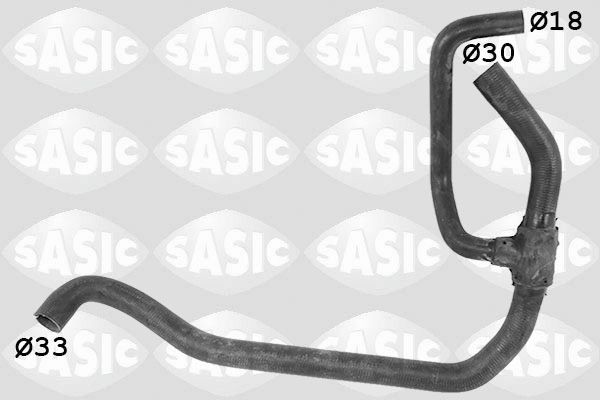 SASIC 3400048: Furtun radiator inferior stanga